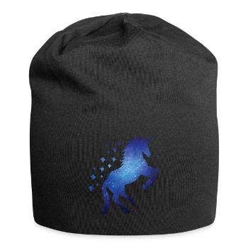 Licorne cosmique Licorne de l’espace extra-atmosphérique Galaxie - Bonnet en jersey - noir - Devant