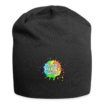 Schleim Regenbogen Magischer Tropfen Splash - Jersey-Beanie - Schwarz - Vorne