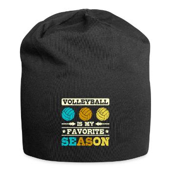 Volleyball is my favorite season - Jersey-Beanie - Schwarz - Vorne