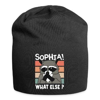 RACCOON RACOON SOPHIA Christmas Gift - Jersey Beanie - black - Front