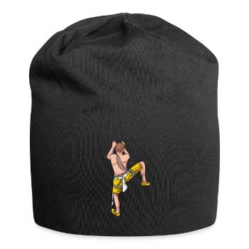 Bergsteiger Klettern Kletterwand - Jersey-Beanie - Schwarz - Vorne