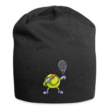 Tennis ball Tennis player Tennis court - Jersey Beanie - black - Front