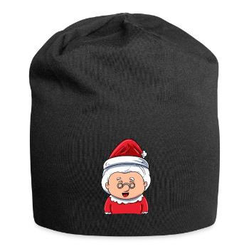 Mrs. Santa Claus - Jersey Beanie - black - Front