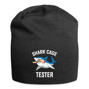Leg surgery wheelchair lost leg - Jersey Beanie - black - Front