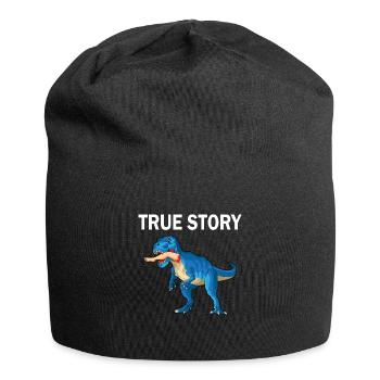 Leg surgery wheelchair lost leg - Jersey Beanie - black - Front
