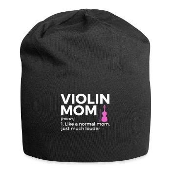 Violine Geige Musiker - Jersey-Beanie - Schwarz - Vorne