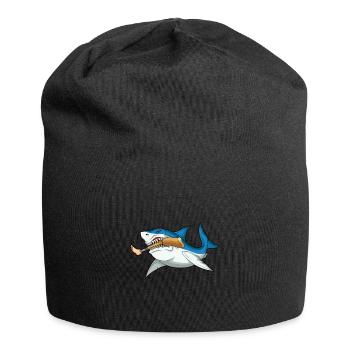 Leg surgery wheelchair lost leg - Jersey Beanie - black - Front