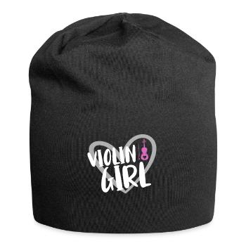 Violine Geige Musiker - Jersey-Beanie - Schwarz - Vorne