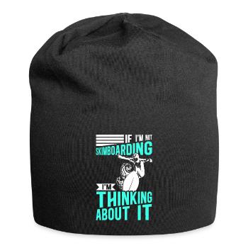 Skimboard Surfing Skimborden Skimbording Cadeau - Bonnet en jersey - noir - Devant