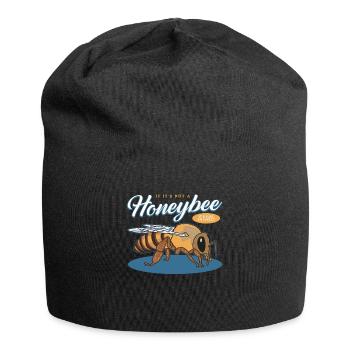 Imker Bienenzüchter Bienen Bienenzucht Geschenk - Jersey-Beanie - Schwarz - Vorne