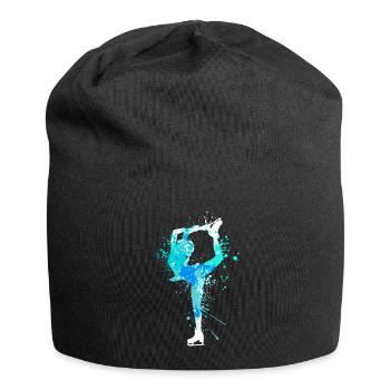 Splash Art Wintersport Ice Dance Figure skating - Jersey-Beanie - Schwarz - Vorne