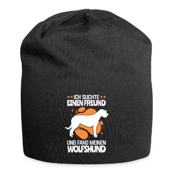 Fand meinen Irischer Wolfshund Irish Wolfhound - Jersey-Beanie - Schwarz - Vorne