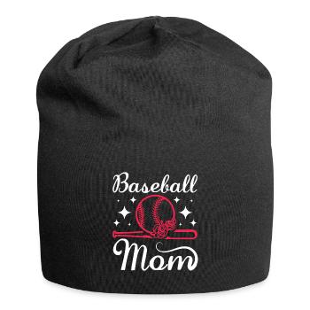 Mothers Day Mommy Baseball Mom - Jersey-Beanie - Schwarz - Vorne