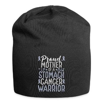 Stomach Cancer Awareness for Mom Ribbon Mother - Jersey-Beanie - Schwarz - Vorne