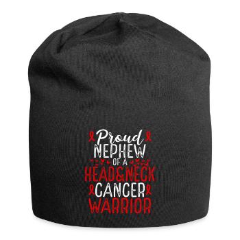 Head&Neck Cancer Awareness Movement Nephew Ribbon - Jersey-Beanie - Schwarz - Vorne