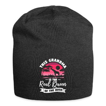Cette grand-mère est la vraie reine du safari de brousse - Bonnet en jersey - charbon - Devant