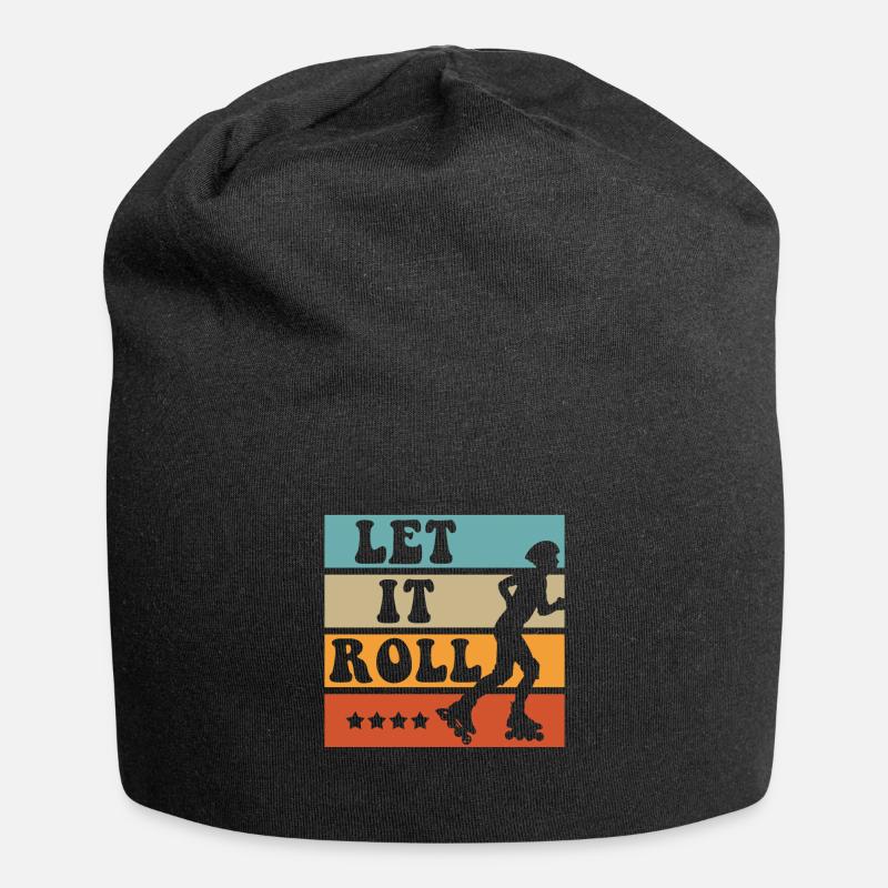 Inline Skater - Jersey-Beanie - Schwarz