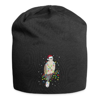 Turteltaube Tauben Weihnachtsoutfit Taubenzüchter - Jersey-Beanie - Schwarz - Vorne
