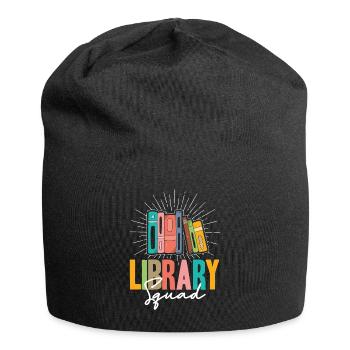 Library Squad - Jersey Beanie - black - Front