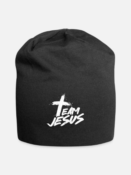 Team Jesus - Jersey-Beanie - Schwarz