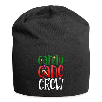 Candy Cane Crew - Jersey Beanie - black - Front