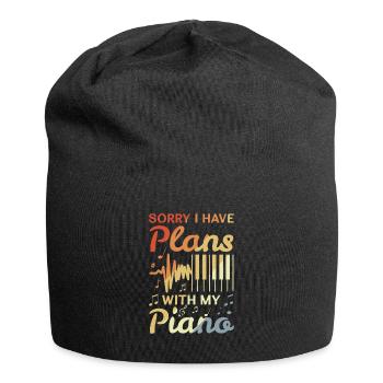 Pianist Witz - Jersey Beanie - black - Front