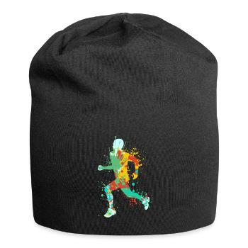 Splash Laufen Joggen - Jersey-Beanie - Schwarz - Vorne