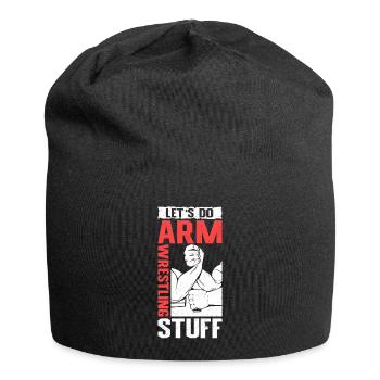 Bras de fer Bras de fer Bras de fer Cadeau - Bonnet en jersey - noir - Devant