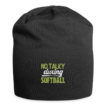 Softball - Bonnet en jersey - noir - Devant