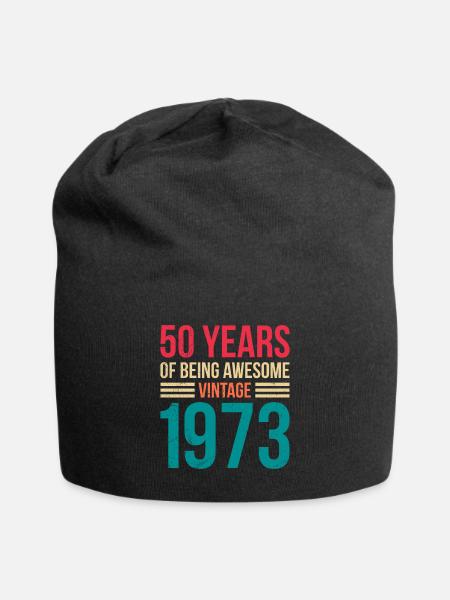 Des hommes légendaires de 50 ans depuis 50 ans - Bonnet en jersey - noir