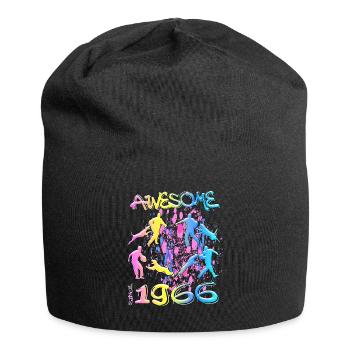 Awesome since 1966. Agility, Hundetraining - Jersey Beanie - black - Front