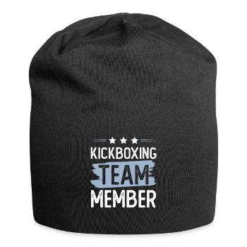 Équipe de kickboxing - Bonnet en jersey - noir - Devant