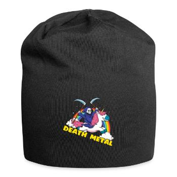 Skeleton Unicorn Rainbow Metal Music Lover - Bonnet en jersey - noir - Devant