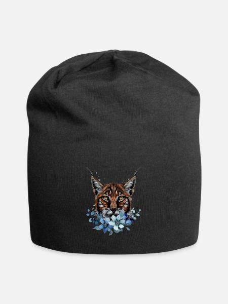 Luchs - Jersey-Beanie - Schwarz