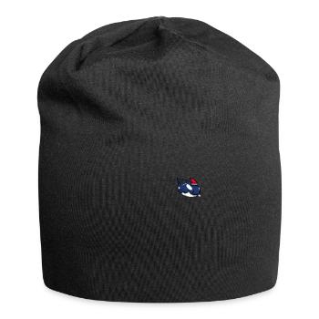 Orca Pixélisé Noël - Drôle - Bonnet en jersey - noir - Devant