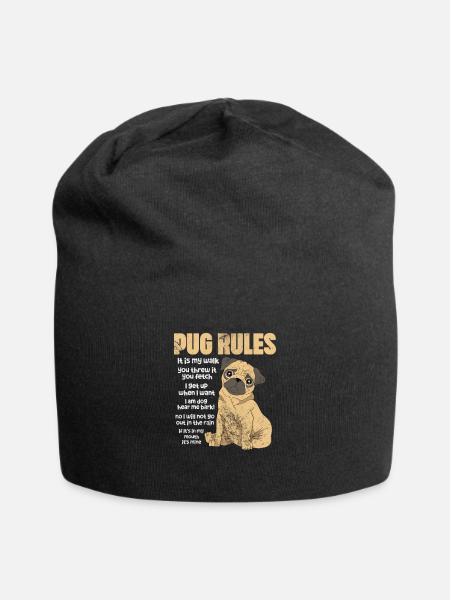 Carlin - Bonnet en jersey - noir