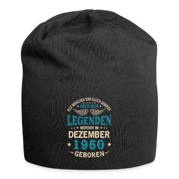 All Men Are Equal Born December 1960 - Jersey Beanie - black - Front