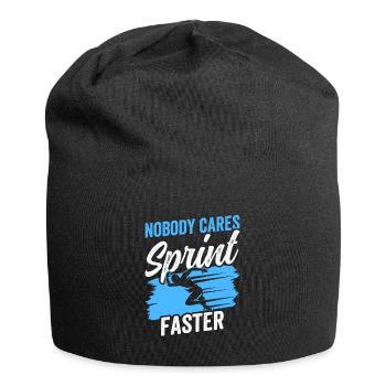 Nobody cares Sprint faster sprint - Jersey Beanie - black - Front