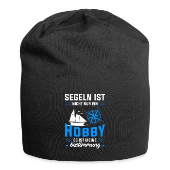 Segeln Ist Nicht Nur Ein Hobby Segler Segelboot - Jersey-Beanie - Schwarz - Vorne
