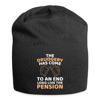 Vive la pension Hommes Retraite - Bonnet en jersey - noir - Devant
