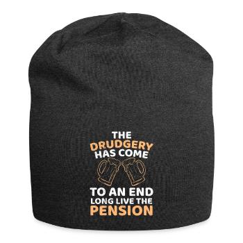 Vive la pension Hommes Retraite - Bonnet en jersey - charbon - Devant