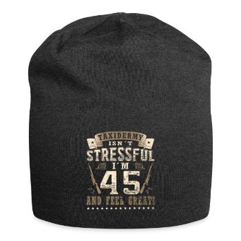 Taxidermists 45th birthday Taxidermists - Jersey Beanie - charcoal grey - Front