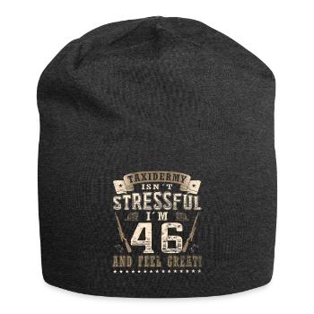 Taxidermists 46th birthday Taxidermists - Jersey Beanie - charcoal grey - Front
