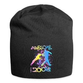Awesome since 2008. Agility, Hundetraining - Jersey Beanie - black - Front