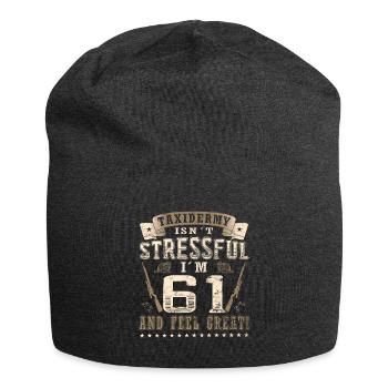 Taxidermists 61st birthday Taxidermists - Jersey Beanie - charcoal grey - Front