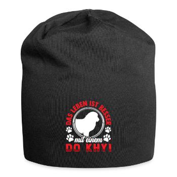 Leben mit Do Khyi Tibetmastiff Tibetdogge - Jersey-Beanie - Schwarz - Vorne