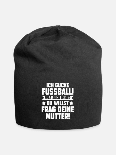 Fußballer Fußballmannschaft Deutschland Fußball - Jersey-Beanie - Schwarz