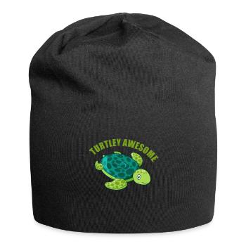 Tortue Tortue Sea Créatures marines Cadeau - Bonnet en jersey - noir - Devant