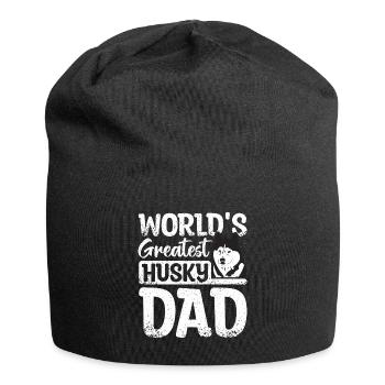 World's greatest siberian husky dad - Jersey Beanie - black - Front