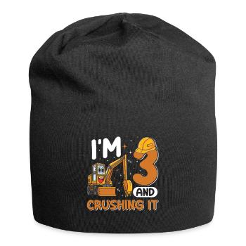 lustiges Silikon Tits Silicon Valley Brüste Boobs - Jersey-Beanie - Schwarz - Vorne